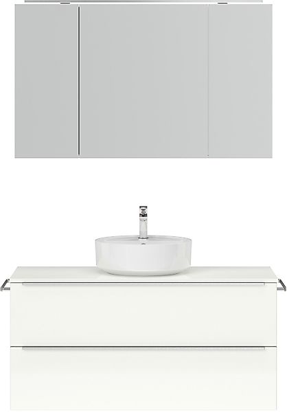 nobilia® Badmöbel-Set »Alvene«, (2 St., vormontiert, mit Soft-Close), inkl. günstig online kaufen