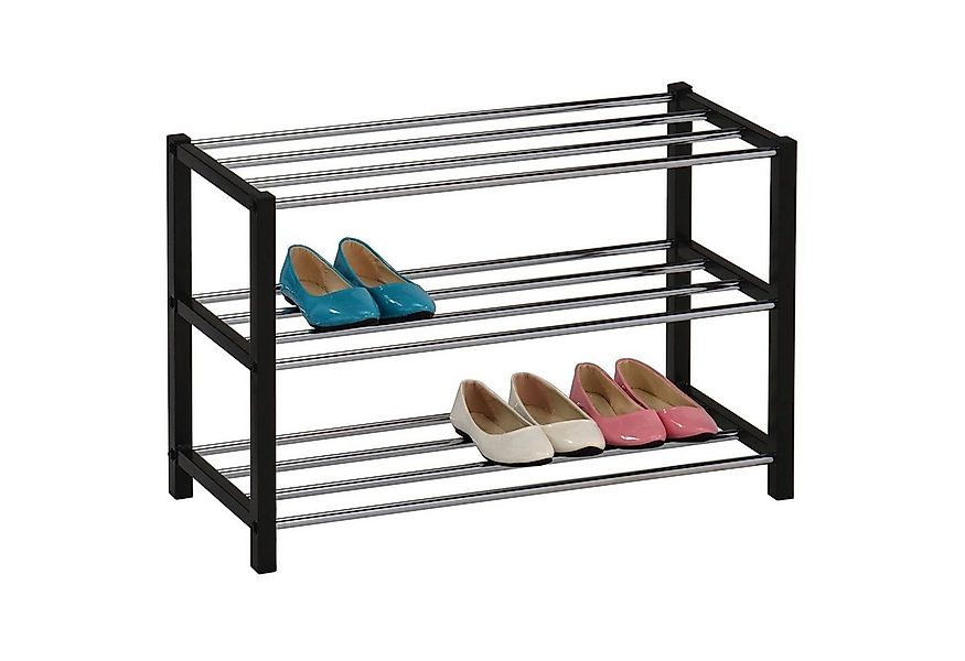 IDIMEX Schuhregal DUBLIN, Schuhständer mit 3 Ablagen 80cm breit Schuhaufbew günstig online kaufen