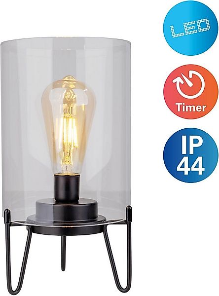 näve LED Außen-Tischleuchte Lonna, Ein-/Ausschalter, Timerfunktion, LED fes günstig online kaufen