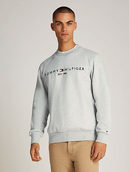 Tommy Hilfiger Sweatshirt "TOMMY LOGO", unifarben, casual, regular fit, Bau günstig online kaufen