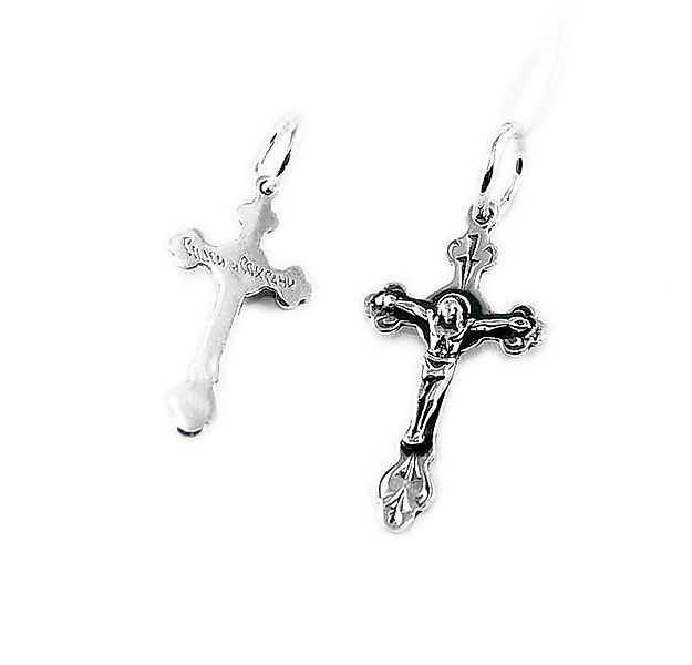 NKlaus Kreuzanhänger Kettenanhänger Jesus Kreuz 925 Silber Orthodoxe An günstig online kaufen