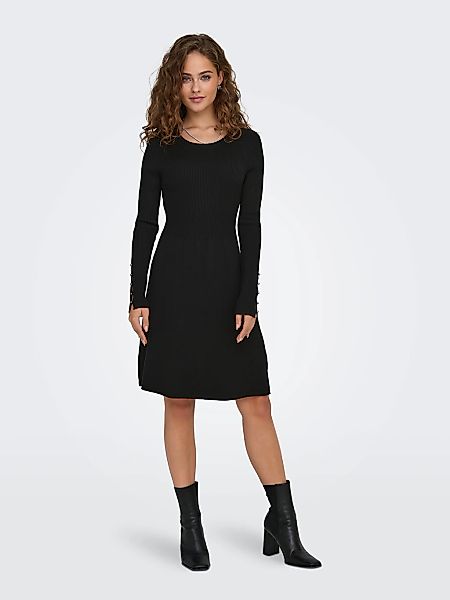 ONLY Midikleid "ONLNATASCHA LS PEARL O-NECK DRESS CC KNT", Sommerkleid günstig online kaufen