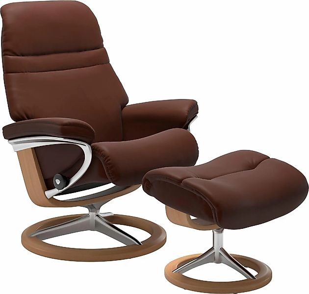 Stressless Relaxsessel "Sunrise", (Set, Relaxsessel mit Hocker), mit Signat günstig online kaufen