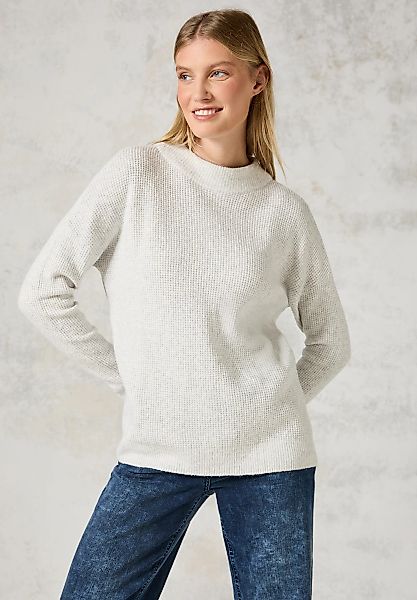 Cecil Strickpullover, mit Materialmix günstig online kaufen