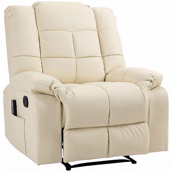 HOMCOM Relaxsessel mit Liegefunktion manuell, Belastbarkeit 160 kg, Elektri günstig online kaufen