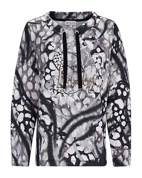 Hajo Sweatshirt Sweatshirt mit Zierbändern günstig online kaufen