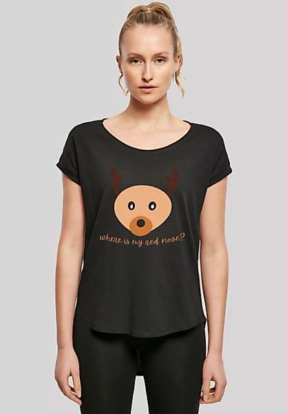 F4NT4STIC T-Shirt Red Nose Weihnachten Print günstig online kaufen