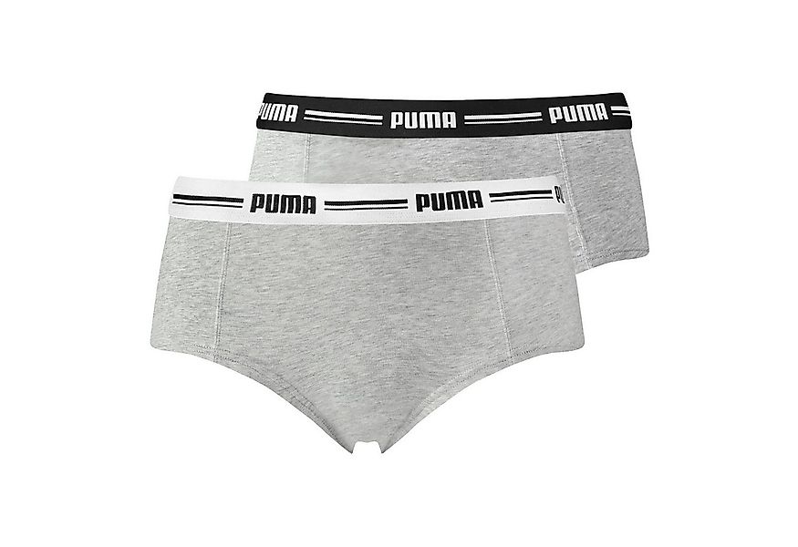 PUMA Panty Mini Shorts (2-St., 2er Set) mit umlaufendem Markenschriftzug am günstig online kaufen
