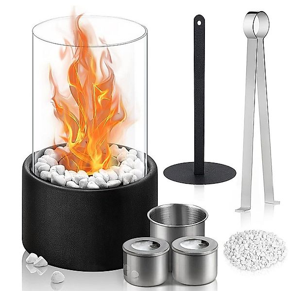 OSTWOLKE Tischfeuer Bioethanol Kamin Tischkamin für Indoor & Outdoor Tragba günstig online kaufen