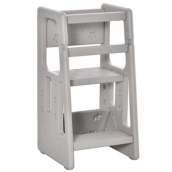 HOMCOM Stehhilfe Lernturm für Baby Tritthocker günstig online kaufen
