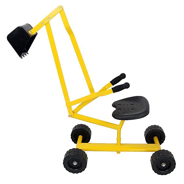COSTWAY Spielzeug-Aufsitzbagger Sandkastenbagger, aus Metall, 360° günstig online kaufen