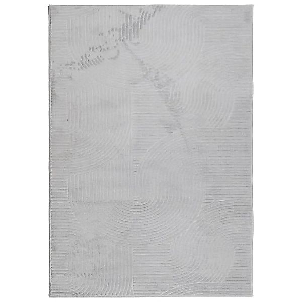 vidaXL Teppich IZA Kurzflor Skandinavischer Look Grau 160x230 cm 375454 günstig online kaufen