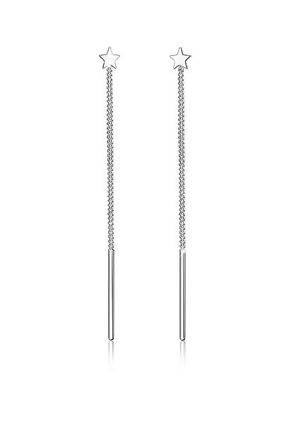 Elli Paar Ohrhänger Hänger Astro Sterne Basic Galaxy Trend 925 Silber, Ster günstig online kaufen
