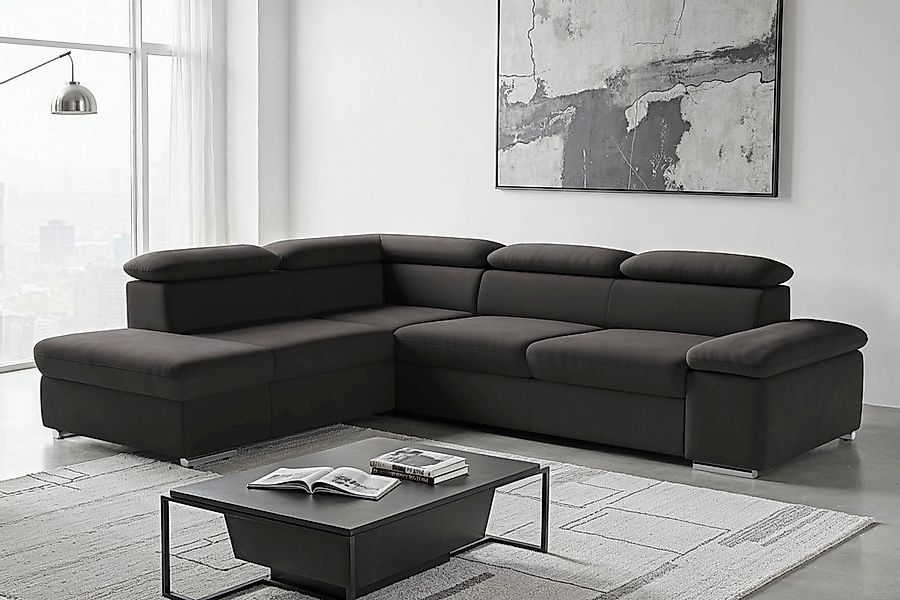 sit&more Ecksofa "Valentine L-Form, B: 272 cm" mit Arm- & Kopfteilverstellu günstig online kaufen