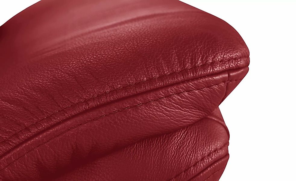 meinSofa Einzelsofa Leder Manon ¦ rot ¦ Maße (cm): B: 170 H: 94 T: 92.0 Pol günstig online kaufen