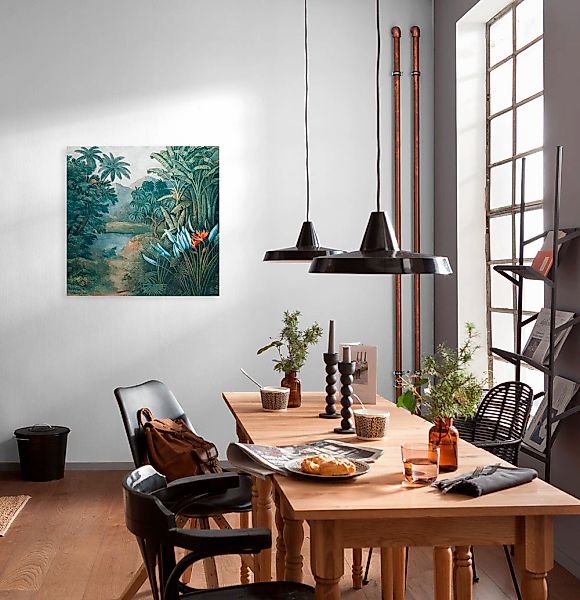Komar Leinwandbild "Exotic Empire - Größe 60 x 60 cm", Natur, (1 St.), Keil günstig online kaufen