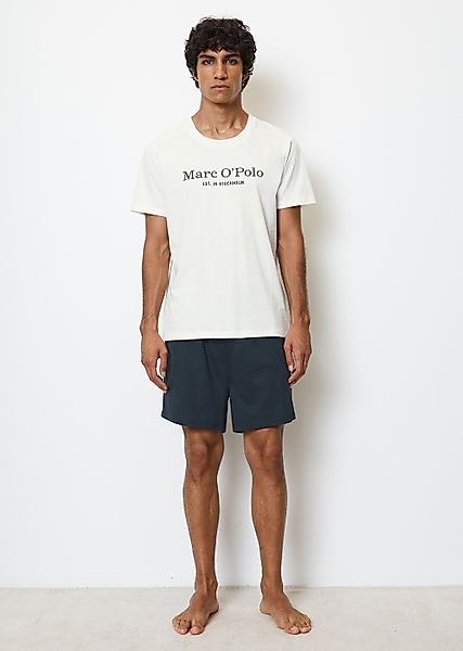 Marc OPolo Shorty, (2 tlg.), Kurzarm, Shorts, Rundhalsausschnitt, Baumwolle günstig online kaufen