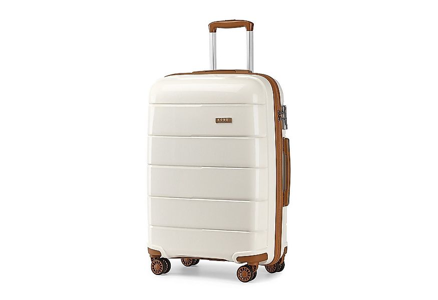 KONO Koffer Trolley mit 4 Rollen Polypropylen Ideal für Business & Schule günstig online kaufen
