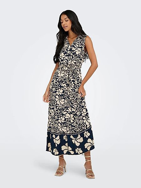 ONLY Maxikleid "ONLVIBE LIFE S/L SHIRT LONG DRESS WVN" günstig online kaufen