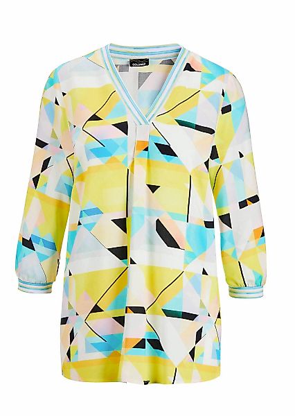 GOLDNER Tunika "Viskose-Tunika mit 3/4-Arm und multicolorem Druck" günstig online kaufen