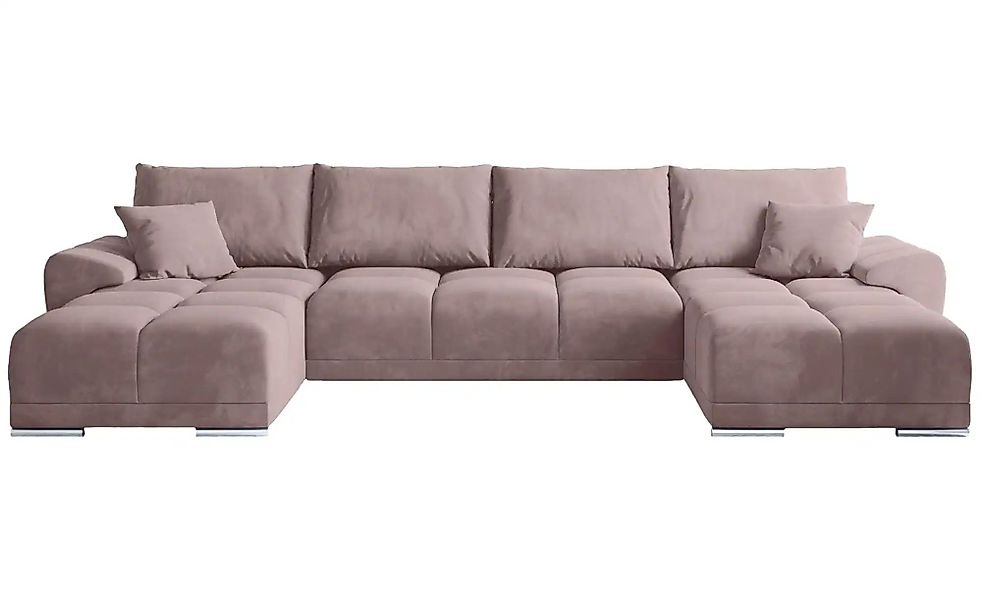 Wohnlandschaft  Nubes ¦ rosa/pink ¦ Maße (cm): B: 360 H: 85 Polstermöbel > günstig online kaufen