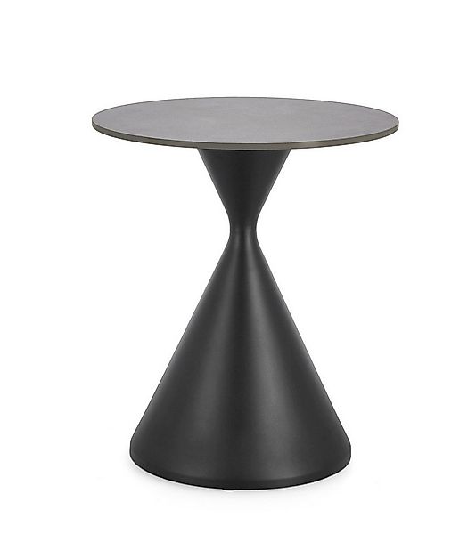 Bizzotto Couchtisch Joona in Marmor-Optik Ø 50 cm, Schwarz, Moderner Stil günstig online kaufen