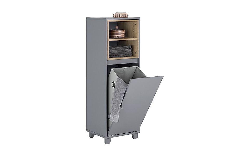 SoBuy Wäscheschrank BZR146, Badezimmerschrank Badkommode Badschrank Schrank günstig online kaufen