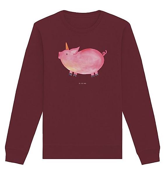 Mr. & Mrs. Panda Longpullover Einhorn Schwein Größe S - Burgundy - Geschenk günstig online kaufen