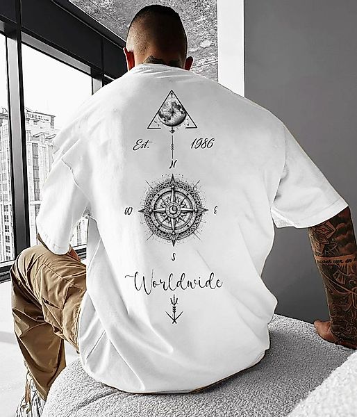 RMK T-Shirt Herren T-Shirt Basic Rundhals günstig online kaufen