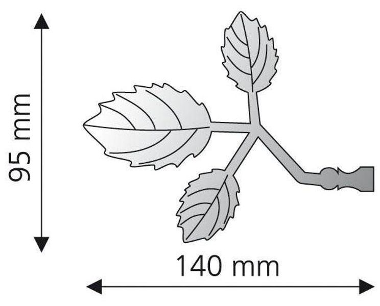 Liedeco Gardinenstangen-Endstück "Bacchus" für Gardinenstangen Ø 16 mm günstig online kaufen