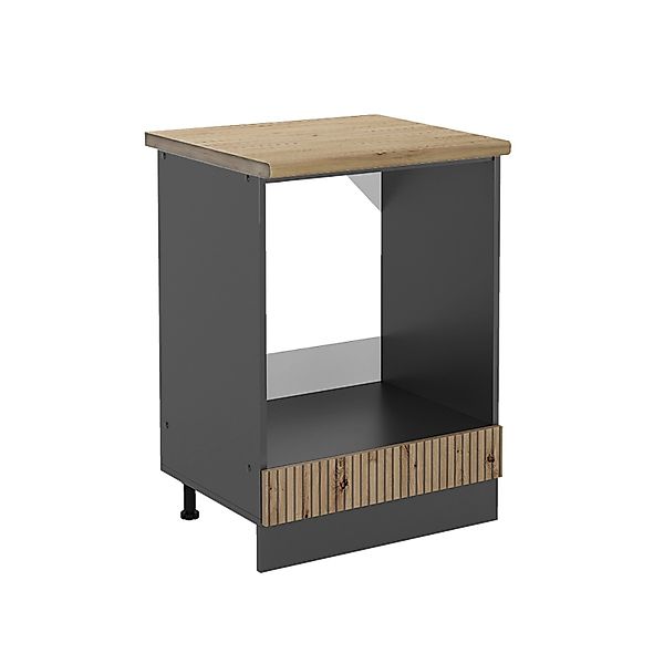 Vicco Herdumbauschrank R-Line Artisan-Eiche/Anthrazit 60 cm AP Eiche günstig online kaufen