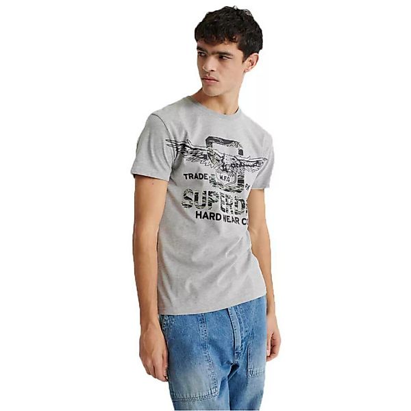 Superdry Desert Classic Kurzarm T-shirt S Grey Marl günstig online kaufen