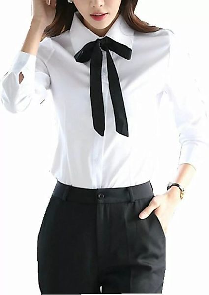 KIKI Langarmhemd Langärmliges Button-Down-Hemd für Damen mit schmaler Passf günstig online kaufen