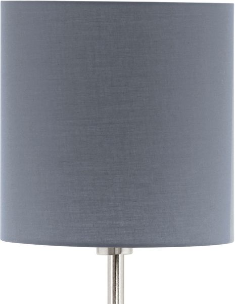 Eglo Stehleuchte Pasteri 1-flammig Nickel-Grau matt 60W E27 günstig online kaufen