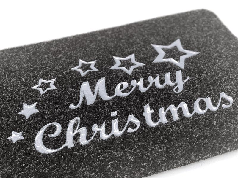 heimtexland Fußmatte Schmutzfangmatte Merry Christmas Fußabstreifer, günstig online kaufen
