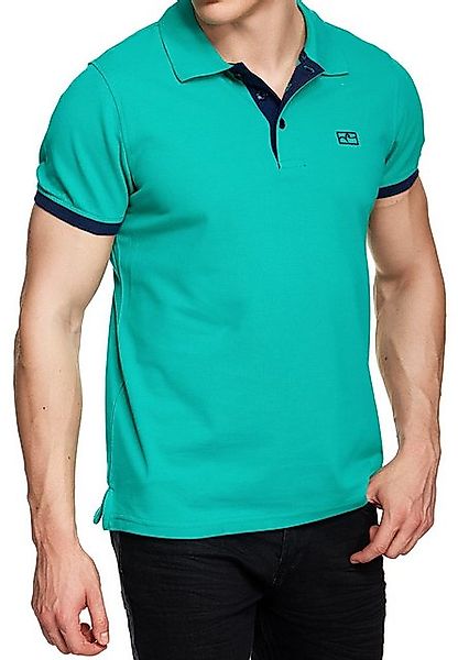 R-NEAL Poloshirt Polo-Shirt Herren Polo T-Shirt Kent-Kragen Regular Fit Str günstig online kaufen