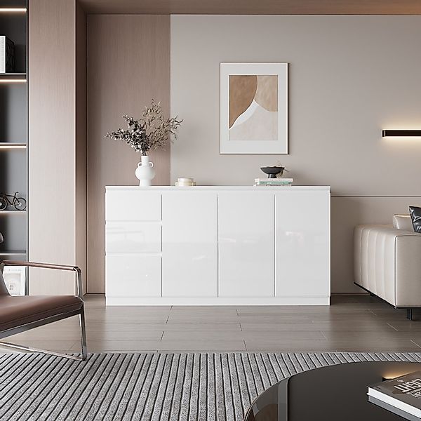 FUFU&GAGA Sideboard aus hochglänzendem PET günstig online kaufen