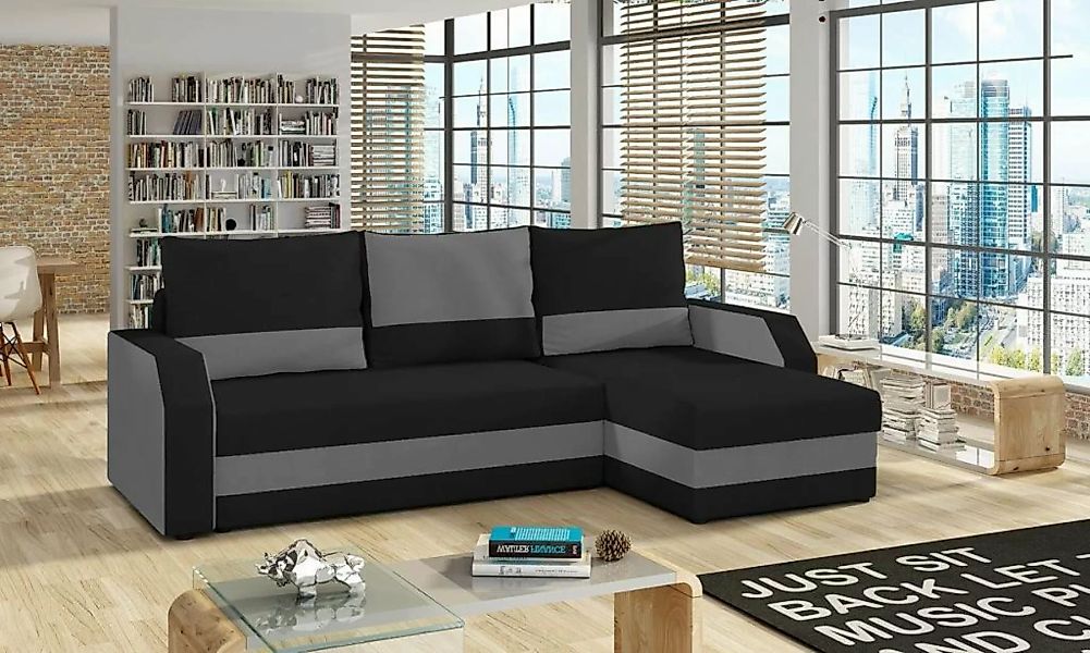 JVmoebel Ecksofa Stoff L-Form Couch Wohnlandschaft Ecksofa Garnitur Modern günstig online kaufen