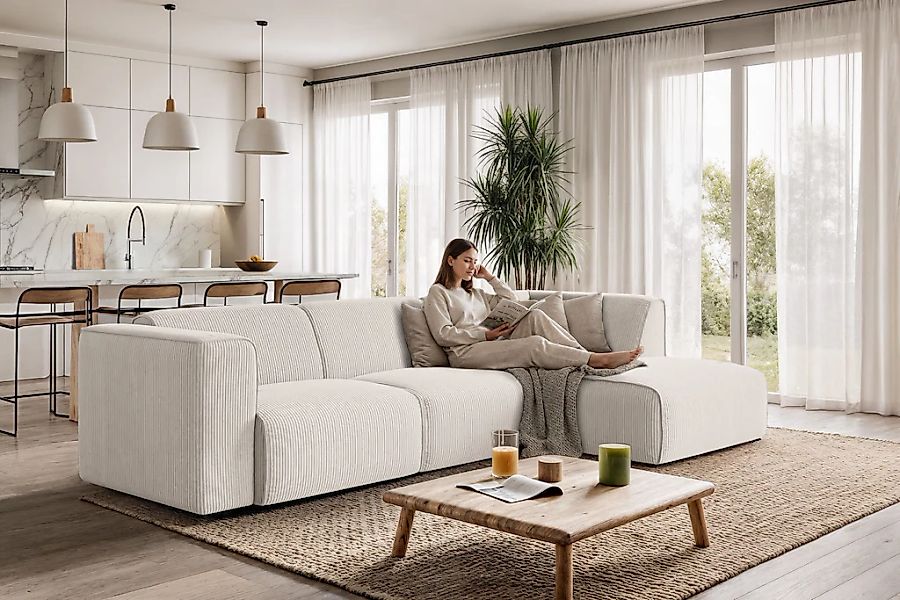 OTTO home Ecksofa "Merid L-Form, B: 295 cm - OTTO. Verlässliche Qualität." günstig online kaufen