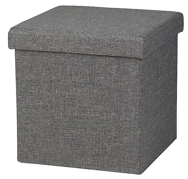 Urban Living Sitzwürfel Sitzhocker Sitzwürfel Aufbewahrungsbox Tissu, mit S günstig online kaufen