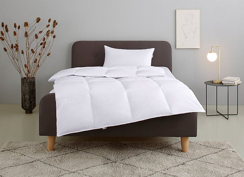 my home Federbettdecke + Kopfkissen Irah Bettdecke 135x200 cm, 155x220 cm, günstig online kaufen