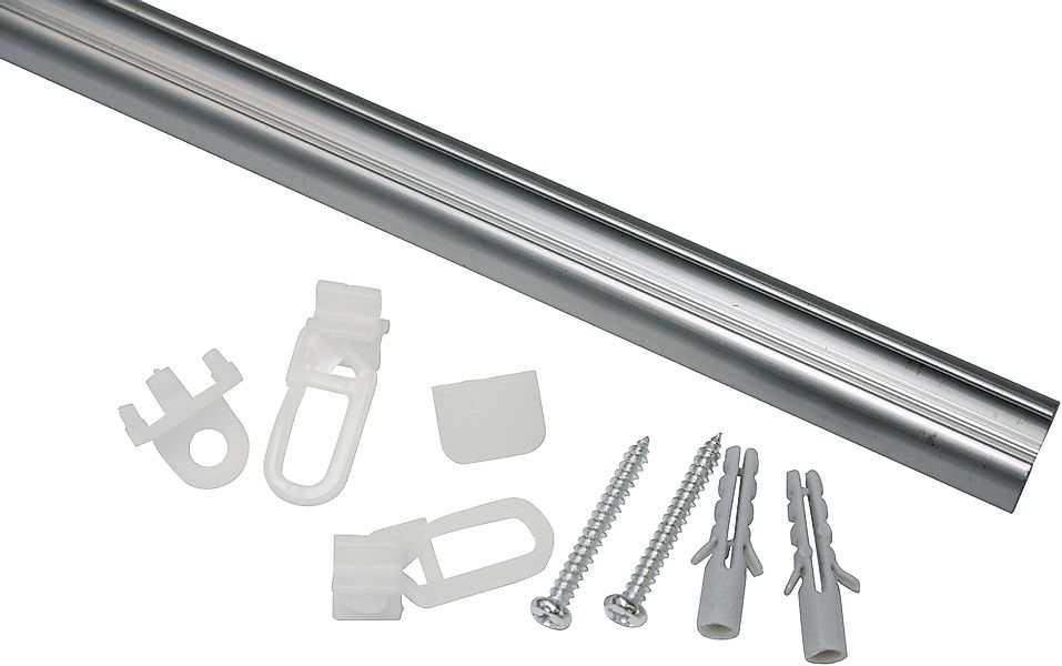 GARDINIA Gardinenschiene Aluminiumschiene, Ø 13 mm, günstig online kaufen
