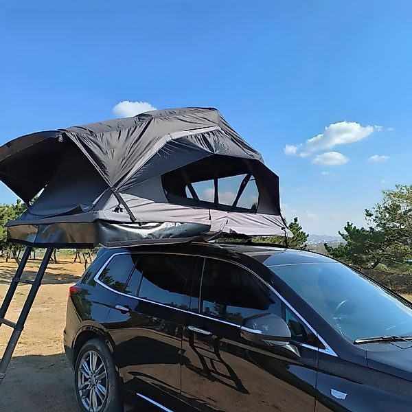 TZIpower Dachzelt Autodachzelt Grau/Schwarz Softcase Dachzelt günstig online kaufen
