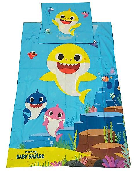 Kinderbettwäsche Baby Shark, Renforcé, 2 teilig günstig online kaufen