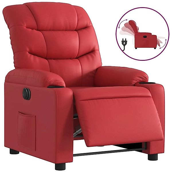 vidaXL Relaxsessel Elektrisch Rot Kunstleder 3206590 günstig online kaufen