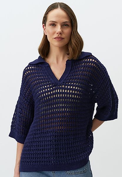 Jimmy Key Strickpullover Polokragen 3/4 Ärmel günstig online kaufen