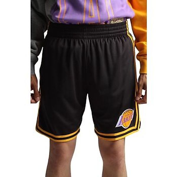 Mitchell And Ness  Shorts Short en maille logo Los Angeles Lakers günstig online kaufen