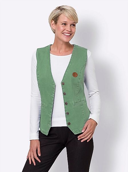 Sieh an! Jerseyweste Jeansweste . günstig online kaufen