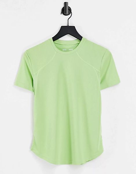 ASOS – 4505 Performance – T-Shirt mit Logo-Grün günstig online kaufen