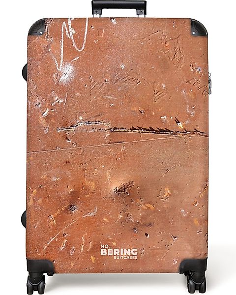 NoBoringSuitcases.com© Hartschalen-Trolley Beschädigtes Metall mit Kratzern günstig online kaufen